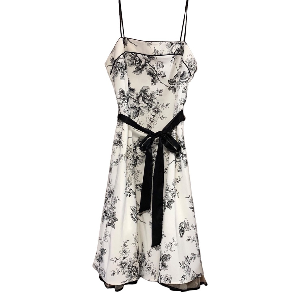 Dress Barn Sundress Black/White Size 16